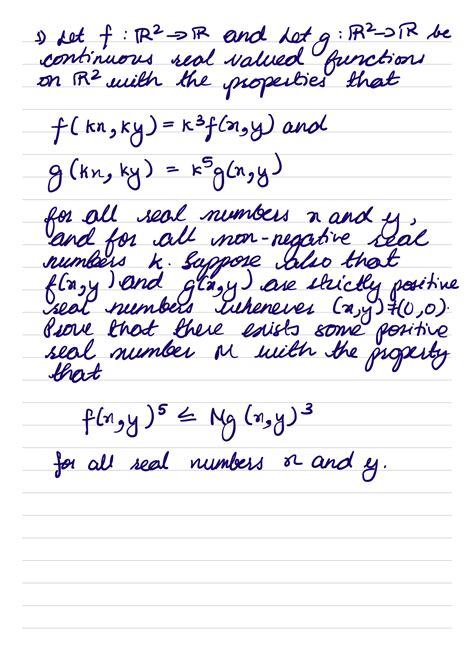 Solved 1 Let F R2→r And Let G R2→r Be Continuous Real