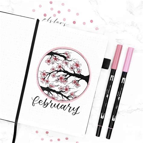 Cherry Blossom Bullet Journal