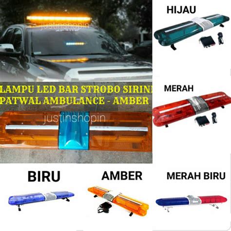 Jual Lampu Sirine Emergency Led Strobo Polisi Ambulance Satpol With