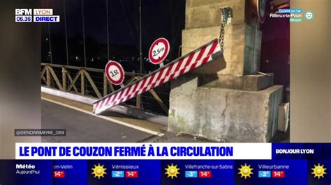 Le Pont De Couzon Nouveau Ferm La Circulation