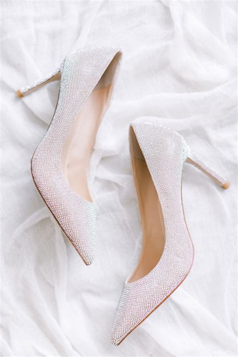 Brides Crystal Embellished Wedding Shoes