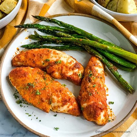 Oven Baked Chicken Tenders - The Feathered Nester