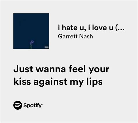 Spotify Lyrics 🔖 I Love U Lyrics Lyrics Words Quotes