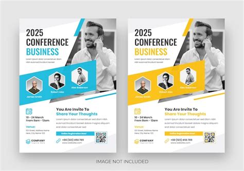 Premium Vector Modern Conference Flyer Design 2024 Conference Flyer