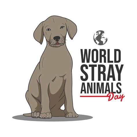 World Stray Animals Day Vector 21817237 Vector Art At Vecteezy