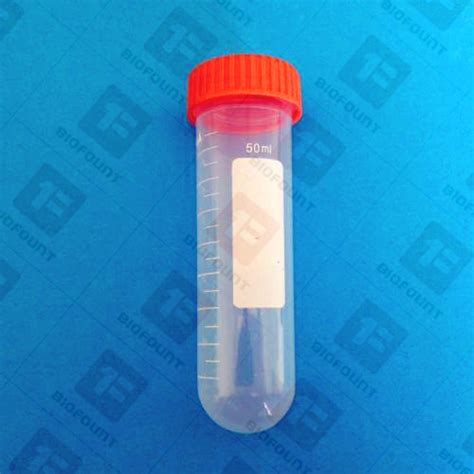 50ml离心管 螺口圆底 无菌 50ml Round Bottom Centrifuge Tube With Screw Cap Free Sterile Na 范德生物科技公司