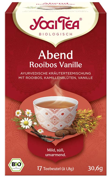 Yogi Tea Abend Rooibos Vanille Bio 17Btl NaturPur Shop