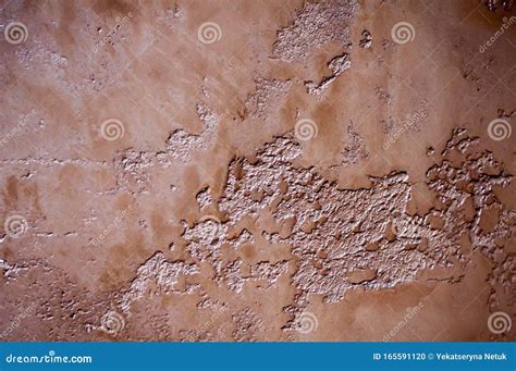 Beautiful Texture Decorative Venetian Stucco For Backgrounds Close Up