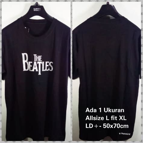 Jual Kaos Band The Beatles Vintage Logo Shopee Indonesia