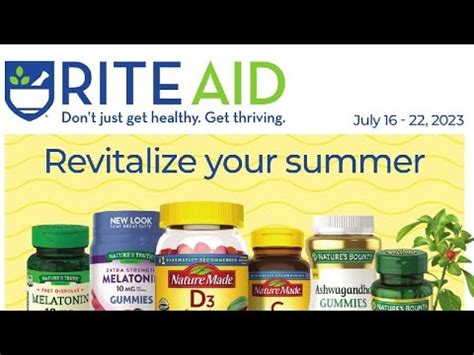 Rite Aid AD SCAN July 16 22 2023 Patel7ravi7 YouTube