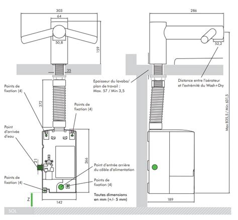 Robinet S Che Mains Court Airblade Wash Dry Sur Lavabo Wd Dyson