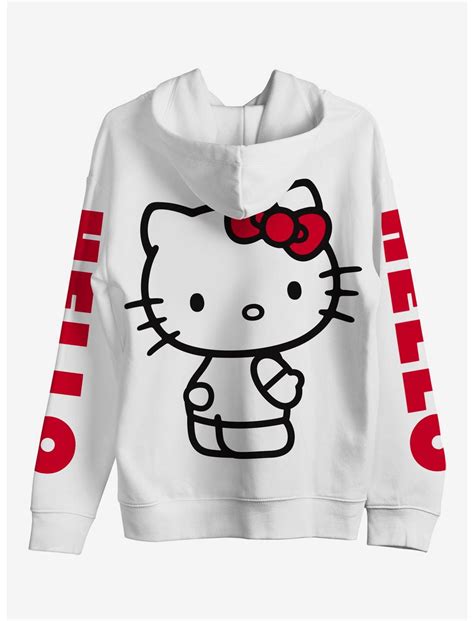 Hello Kitty Bow Girls Hoodie Hot Topic