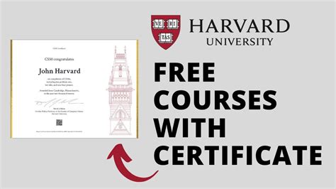 Harvard University Free Online Courses with Certificate | Free Computer ...