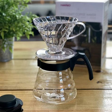 Kit Dripper V60 Server Hario 600 Ml Incluye Filtros Y Cuchara La