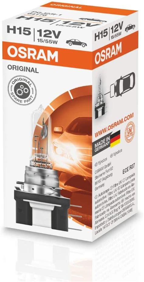 Osram Original V H Halogen Headlamp Bulb Piece In Folding