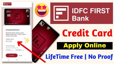 Idfc First Bank Credit Card Apply Online How To Apply Idfc Bank