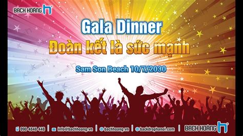 Gala Dinner là gì Những mẫu backdrop gala dinner đẹp nhất Cách Hay