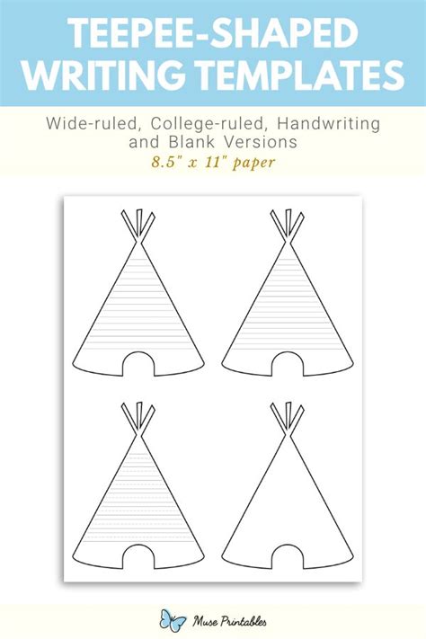 Paper Teepee Template Dmitrihyobin