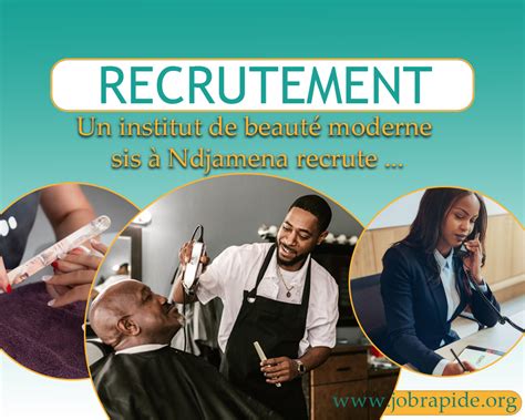 Un institut de beauté moderne sis à Ndjamena recrute plusieurs profils