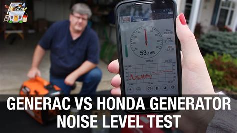 Generac Vs Honda Inverter Generators Sound Level Test Handyguys Tv Youtube