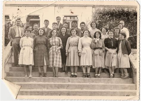 Photo de classe 3eme de 1954 Collège Alfred De Vigny Copains d avant