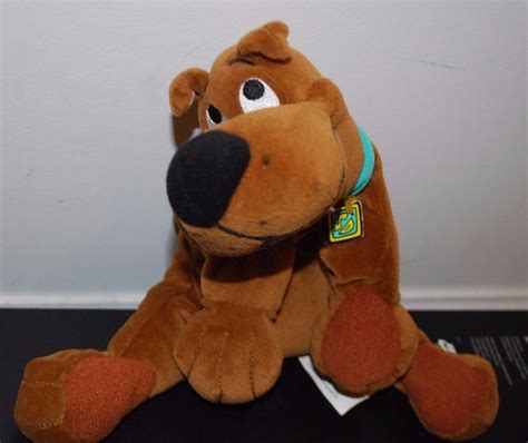 Scooby Doo Plush Cartoon Network Laying Down Dog Stuffed Animal