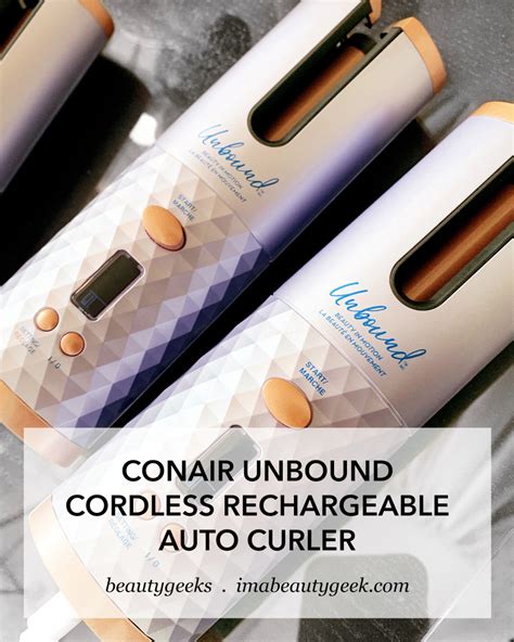 Conair Unbound Cordless Auto Curler In Action Beautygeeks