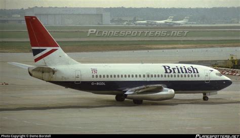 G BGDL British Airways Boeing 737 236 Adv Photo By Demo Borstell ID