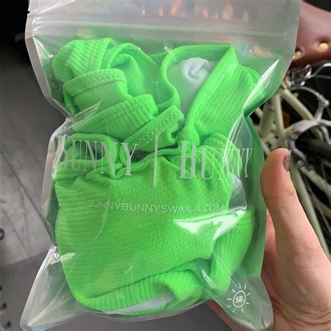 Sunny Bunny Swim Swim Sunny Bunny Swim Neon Bikini Poshmark