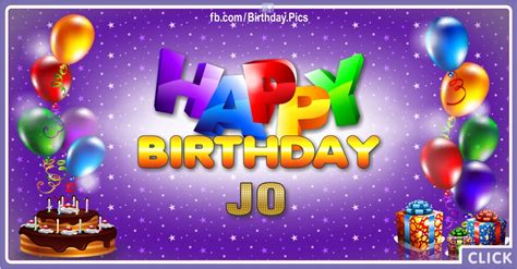 Happy Birthday Jo