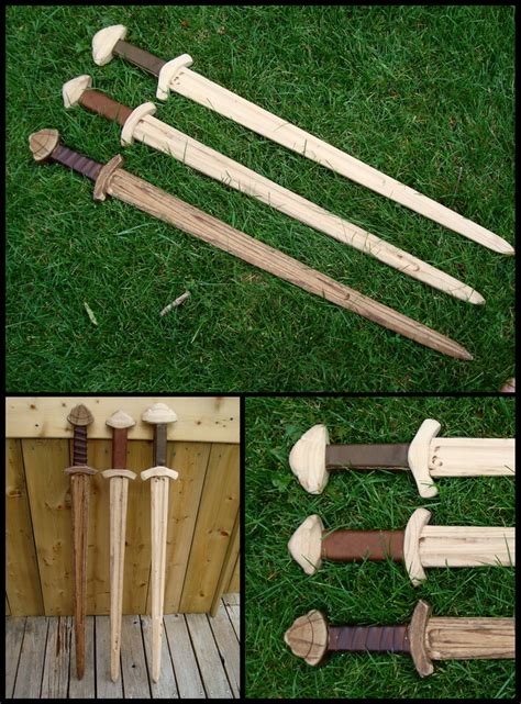 Wooden Viking Sword X3 By Makeshitoholic On Deviantart