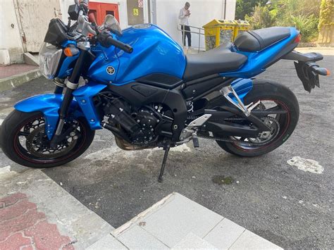 Купить б у Yamaha FZ инжектор передач в Сочи синий naked bike года на Авто ру ID