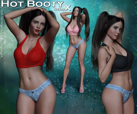 Hot Booty ReduX For Genesis And Genesis Females Free Daz D Models