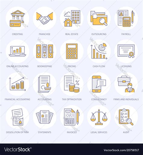 Financial Accounting Icons