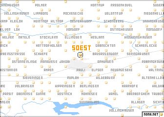 Soest (Germany) map - nona.net