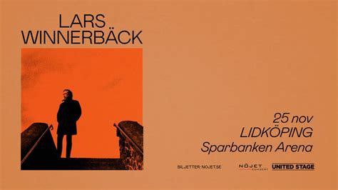 Köp Biljetter Till Lars Winnerbäck Lidköping Lördag 25 November 2023