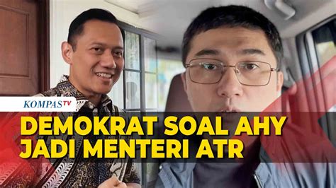 Video Ahy Dikabarkan Jadi Menteri Atr Kabinet Jokowi Ini Tanggapan