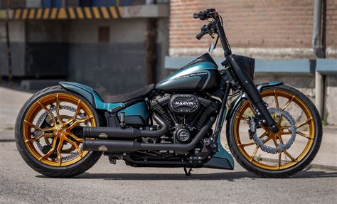 Thunderbike Ocean Force Customized Harley Davidson Fat Boy