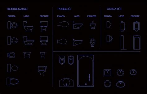Sanitarios En AutoCAD Librería CAD