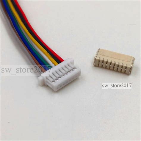 Mini Micro Jst Sh 10mm 8 Pin Jst Connector With Wires Cables 100mm X 10 Sets Ebay