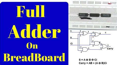 Full Adder Circuit Diagram On Breadboard