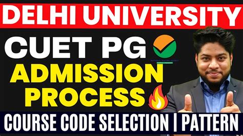 Cuet Pg 2023 Delhi University Admission Process🔥subjects Selection Exam