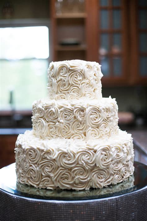 Rosette Wedding Cake Too Swishy Swirly For My Taste But Still Very