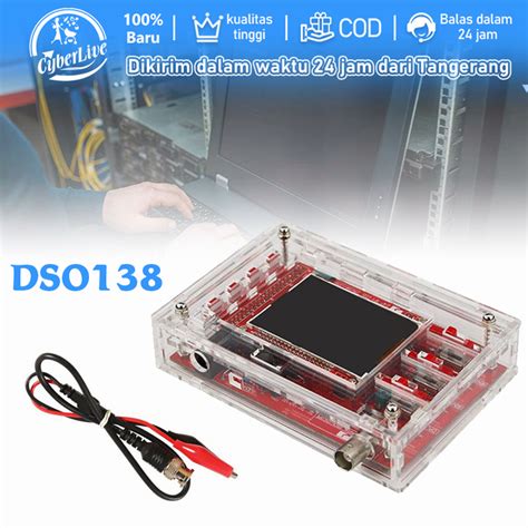 Jual DSO 138 Oscilloscope Kit Open Source With Probe 2 4 TFT 1Msps