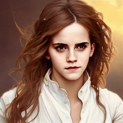 Painting Of Emma Watson As Hermione Granger Prisoner Stable Diffusion