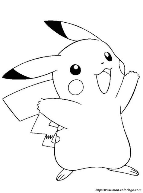 Colorare Pok Mon Disegno Pikachu Che Sorride Pagina Da Colorare