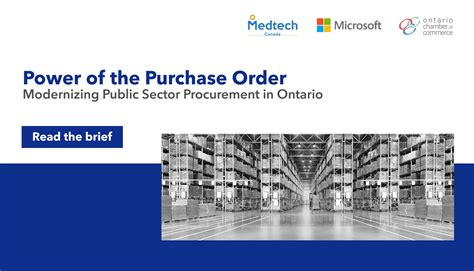 Power Of The Purchase Order Unlocking The Potential Of Public