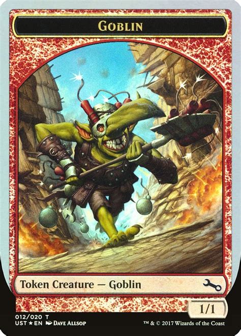 Goblin Token Unstable Magic The Gathering