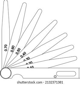 Update 61+ feeler gauge sketch - seven.edu.vn