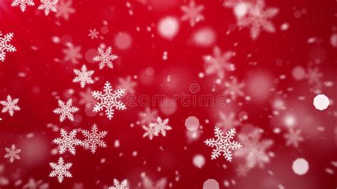 Abstract Falling Winter Snow Seamless Loop Animation Green Screen Alpha